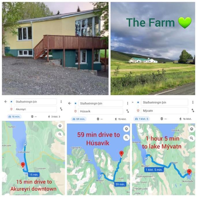 SvalbarthseyriÞorsmoerk Farm 12 Min From Akureyriアパートメント エクステリア 写真